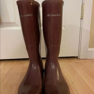 Columbia purple rain boots
